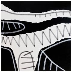 'Brighton Front' Abstract Landscape Painting by Alan Fears