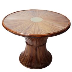 Bamboo Dining Room Table by Gabriella Crespi