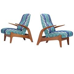 Pair of Italian Lounge Chairs 6