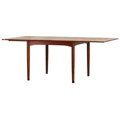 Rare Dining Expandable Table with Flip Top by Borge Mogensen for Soborg