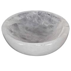 Fine Carved Rock Crystal Bowl