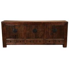 Massive Old Chinese Wood Server/ Credenza