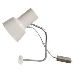 Vintage Off White Napako Table Lamp Model 85132, 1960s