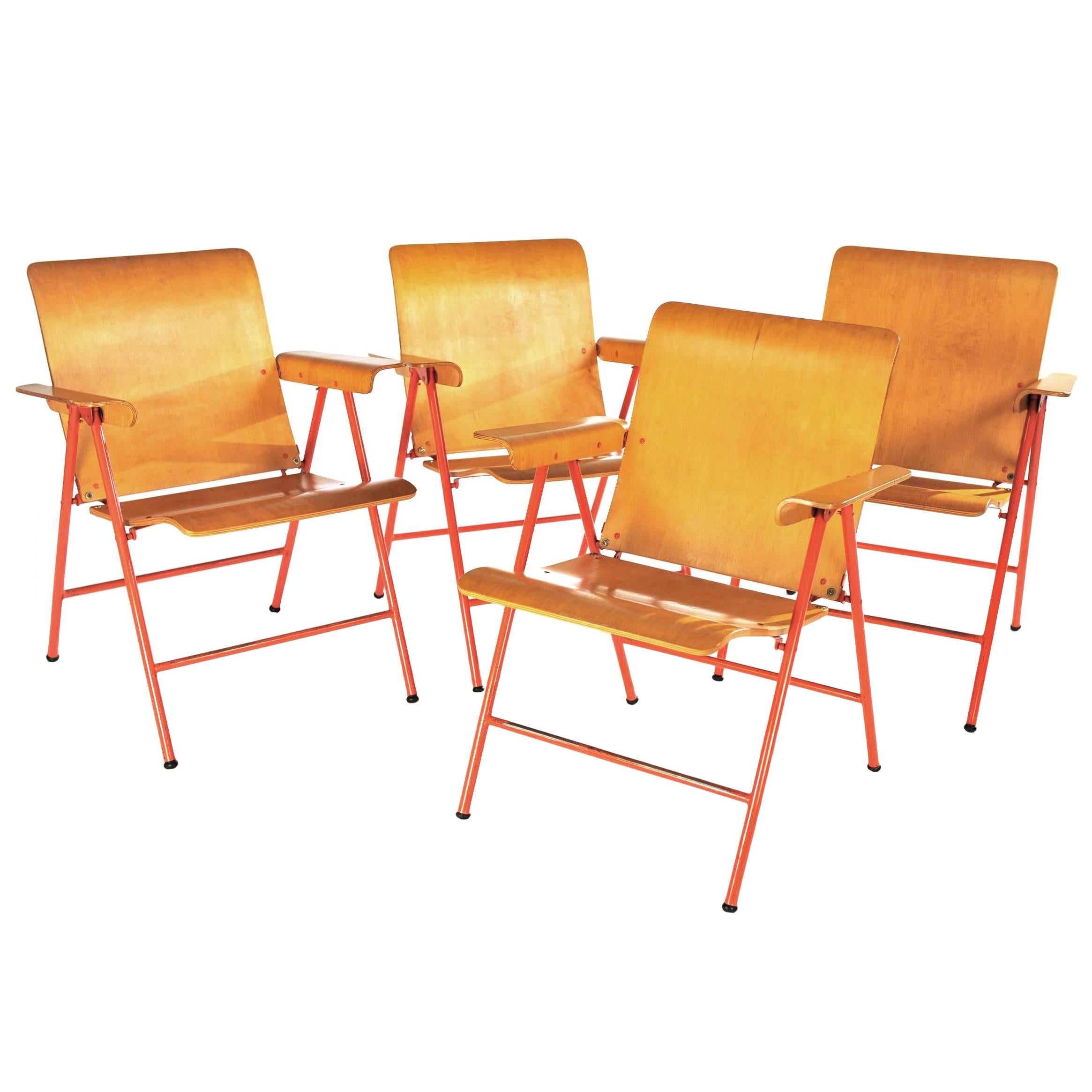 Russel Wright Folding Chairs For Sale