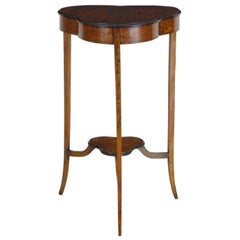 Early 20th Century Satinwood Occasional Table with Painted Decoration