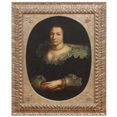 Early Portrait Painting of a Noblewoman 6