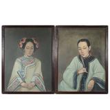 Chinese Export Portraits of Two Ladies