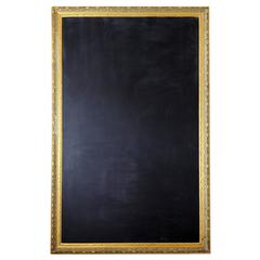 Vintage Large Gilt Framed Chalkboard
