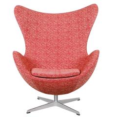 Retro Arne Jacobsen Egg Chair for Fritz Hansen