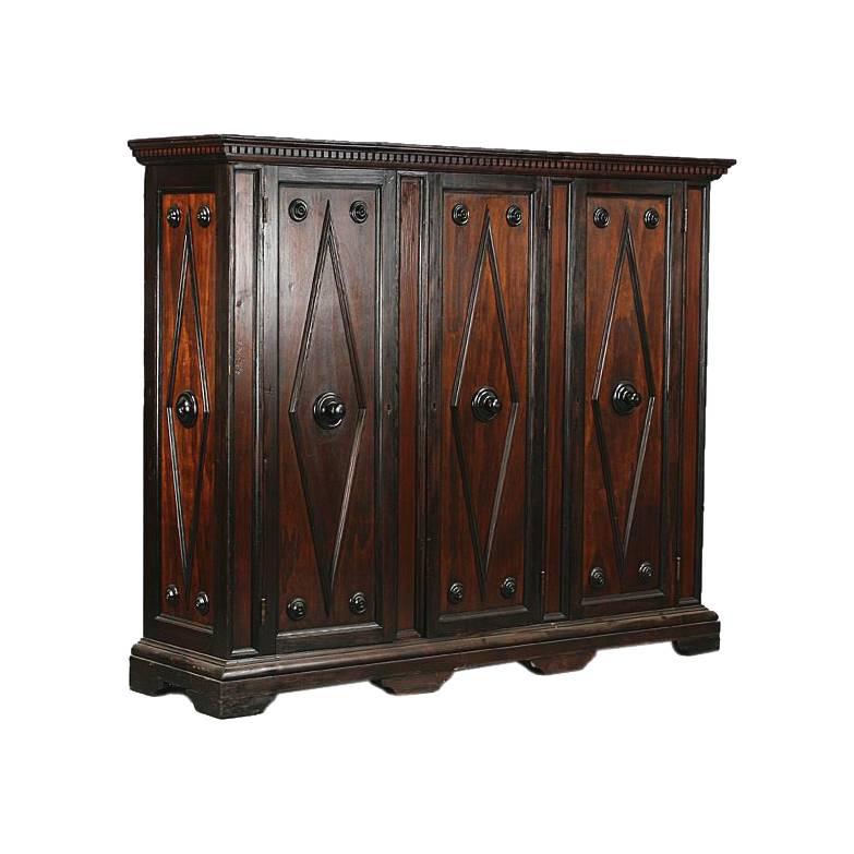 Cabinet Turn of 19th Century Northern Italian Pine Cupboard