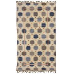 Mid-20th Century Swedish Flat-Weave Carpet by AB Marta Maas-Fjetterström 12