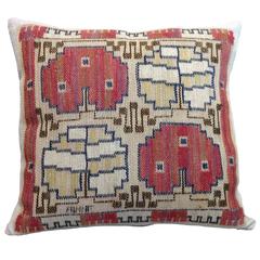 Marta Maas Fjetterström "Grodblad" Pillow, Design 1933