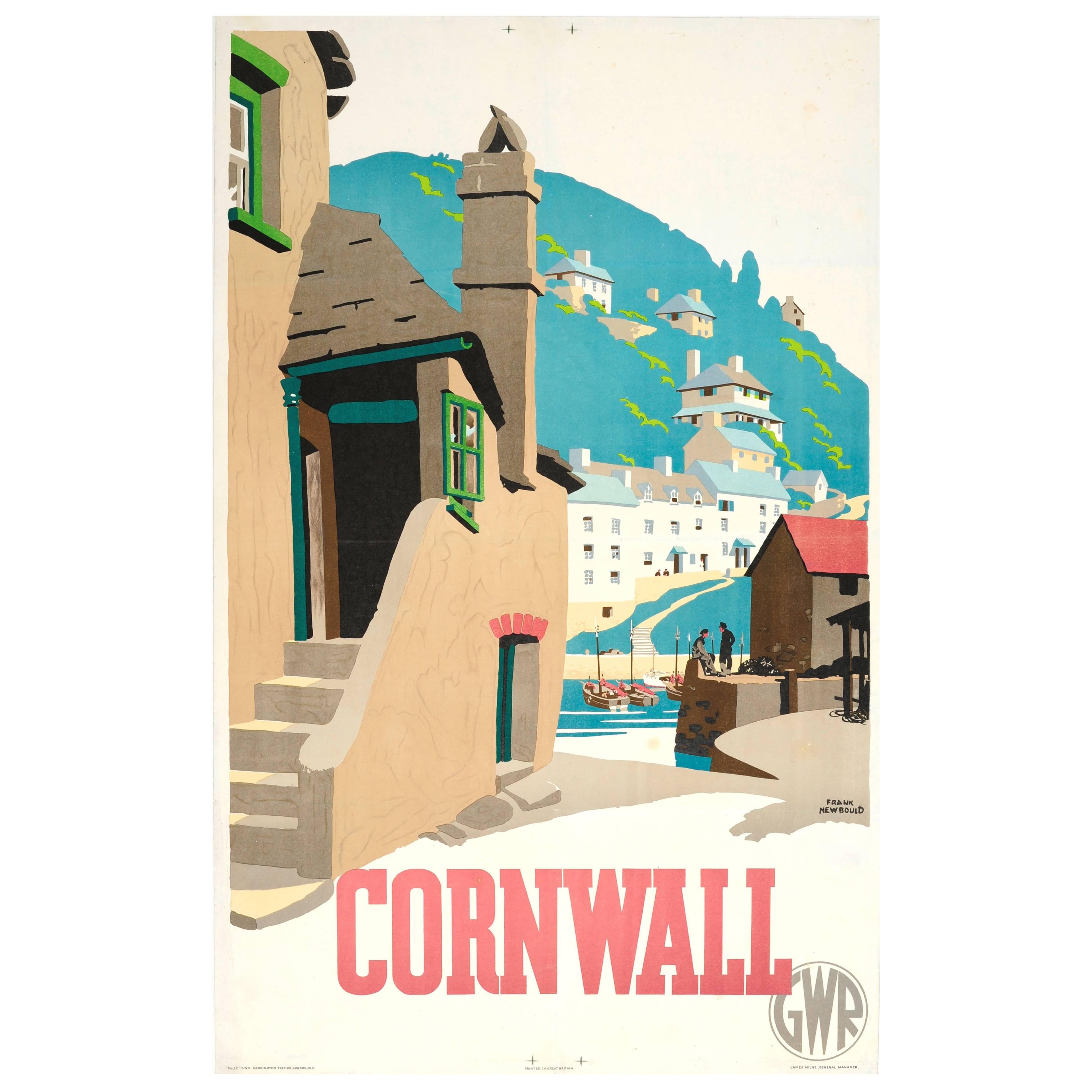 1936 Great Western Railway Poster by Frank Newbould for Cornwall, GWR