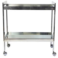 Willy Rizzo Chrome Bar Cart
