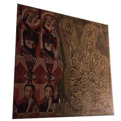 Very Large Shepard Fairey Mural Piece