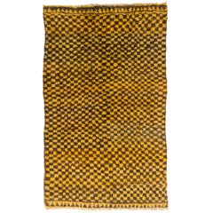 Chequered Mid-Century Tulu Rug