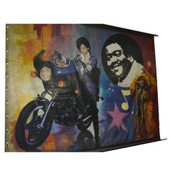 Prince & Tina Turner Vintage Carnival Banner 4