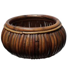 Large Bamboo Bowl by Gabriella Crespi