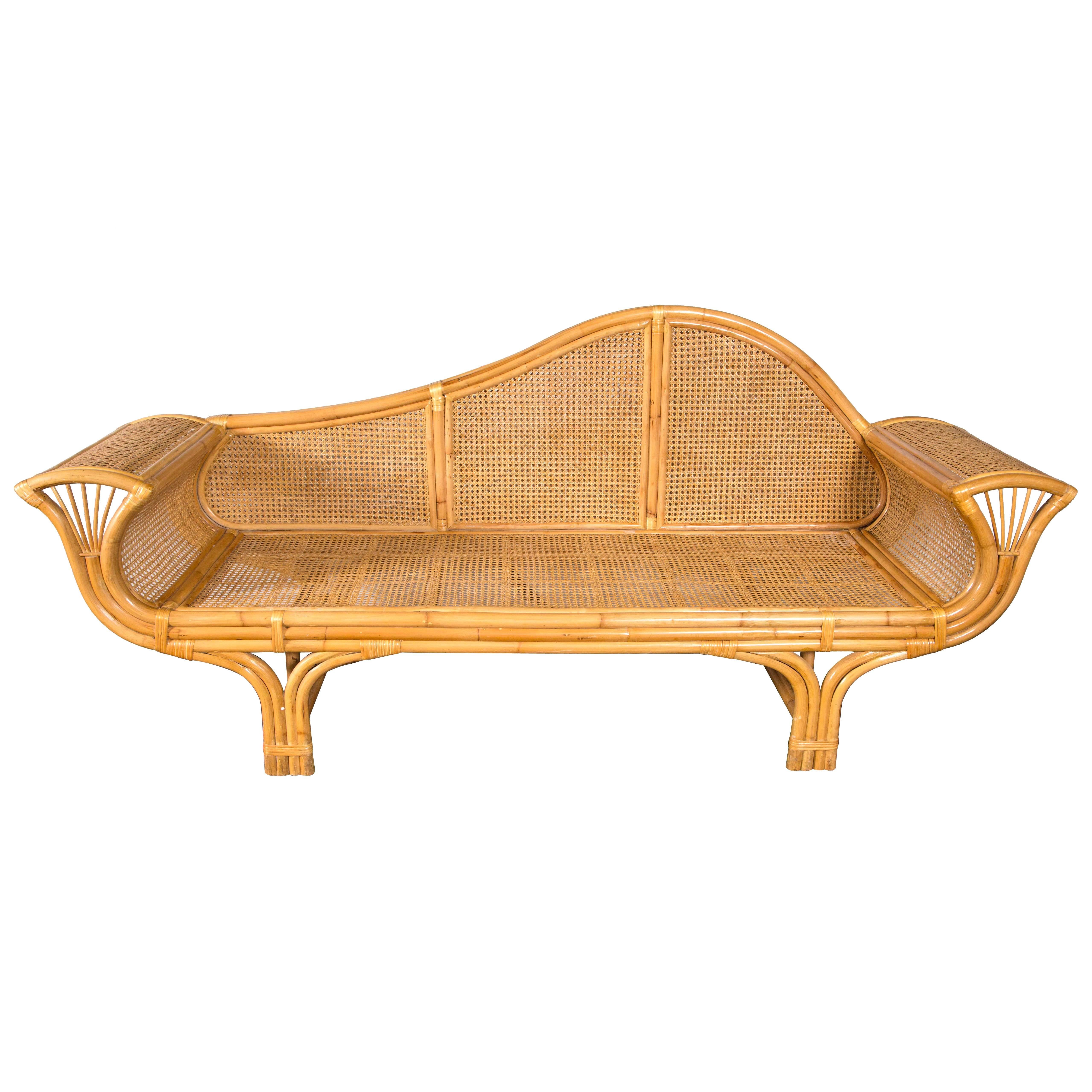 Rattan Settee
