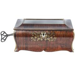 Antique Functional Mid-19th Century Music Box 