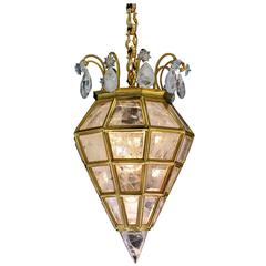 Rock Crystal Chandelier, Lantern Diamond Model by Alexandre VOSSION 9