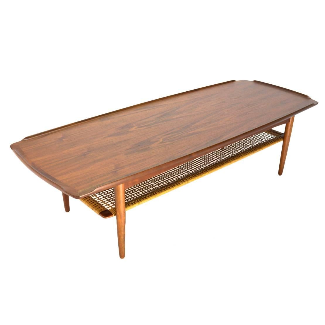 Walnut Coffee Table by Poul Jensen for Selig