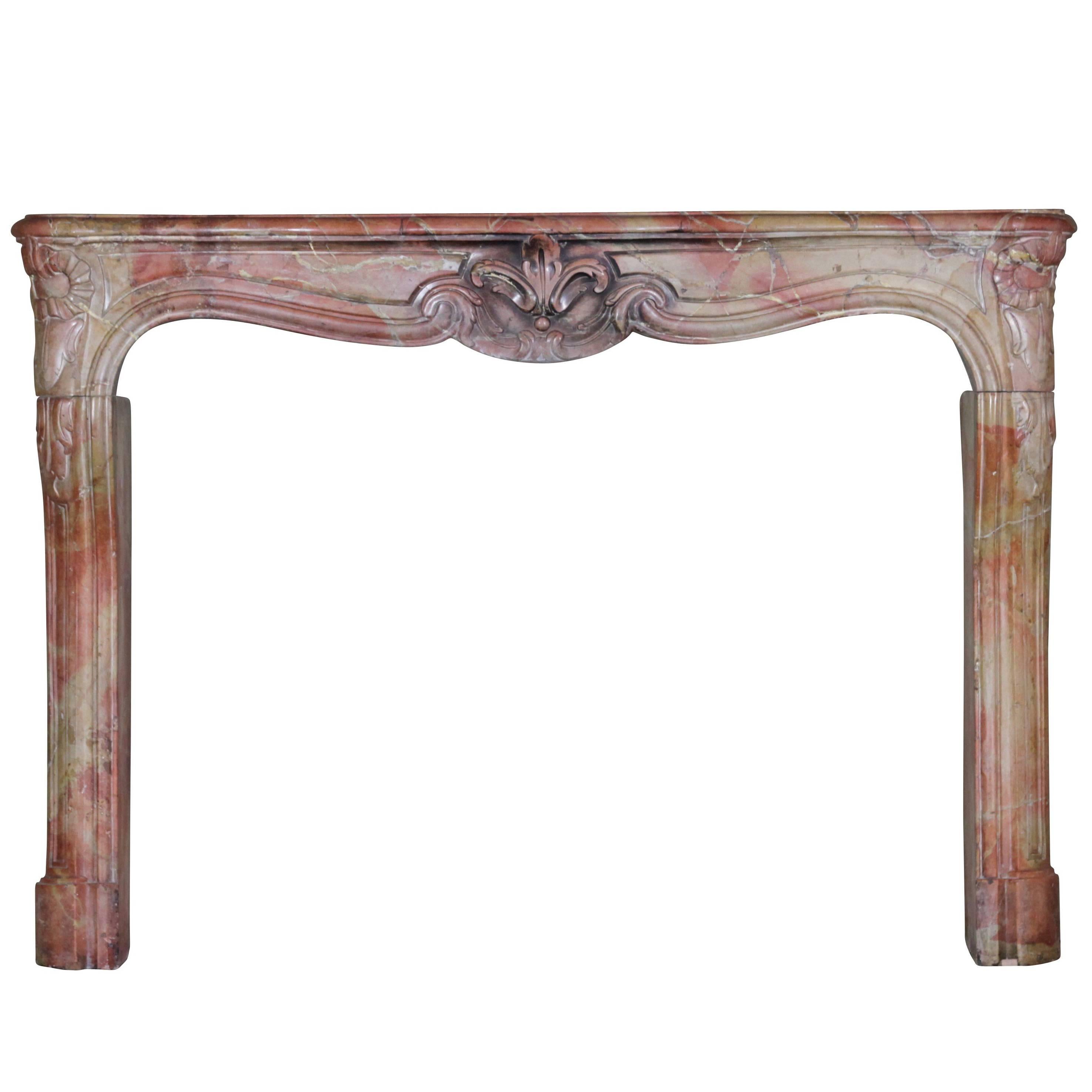 18th Century French Country and Antique Fireplace Mantle For Sale