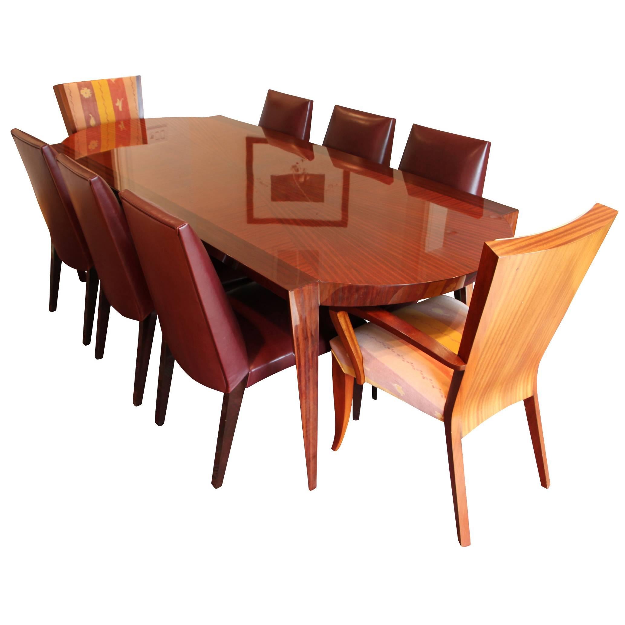 Dakota Jackson Dining Table and Chair Set