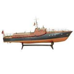 Large German Boat Model