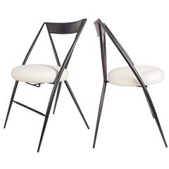 Pair of Mid-Century Modern Folding Chairs