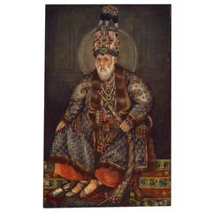 Portrait of Akbar II, (Print Edition 2016, Framed)