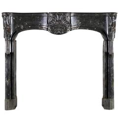 18th Century Antique Fireplace Mantel in Fossils Hard Stone 3
