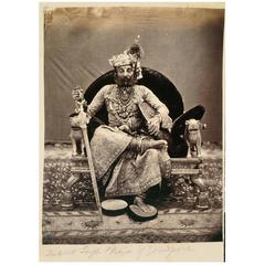 Framed Portrait of Takht Singh, Maharaja of Jodhpur, giclee, printed 2016