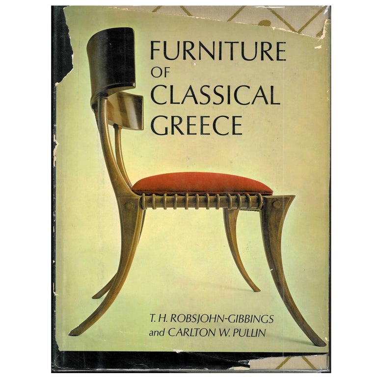 "FURNITURE of CLASSICAL GREECE," Book For Sale at 1stDibs