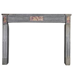 18th Century Classic Antique Fireplace Mantel with Marble