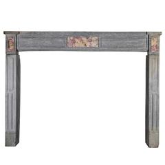 18th Century Classic Antique Fireplace Mantel with Marble 8