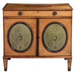 George III Satinwood and Tôle Side Cabinet 7
