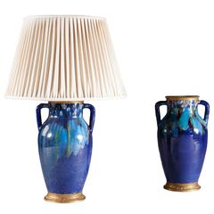 Fine Pair of Art Nouveau Lamps
