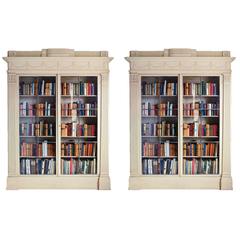 Pair of 18th Century White Painted Bookcases in the manner of James Wyatt 6