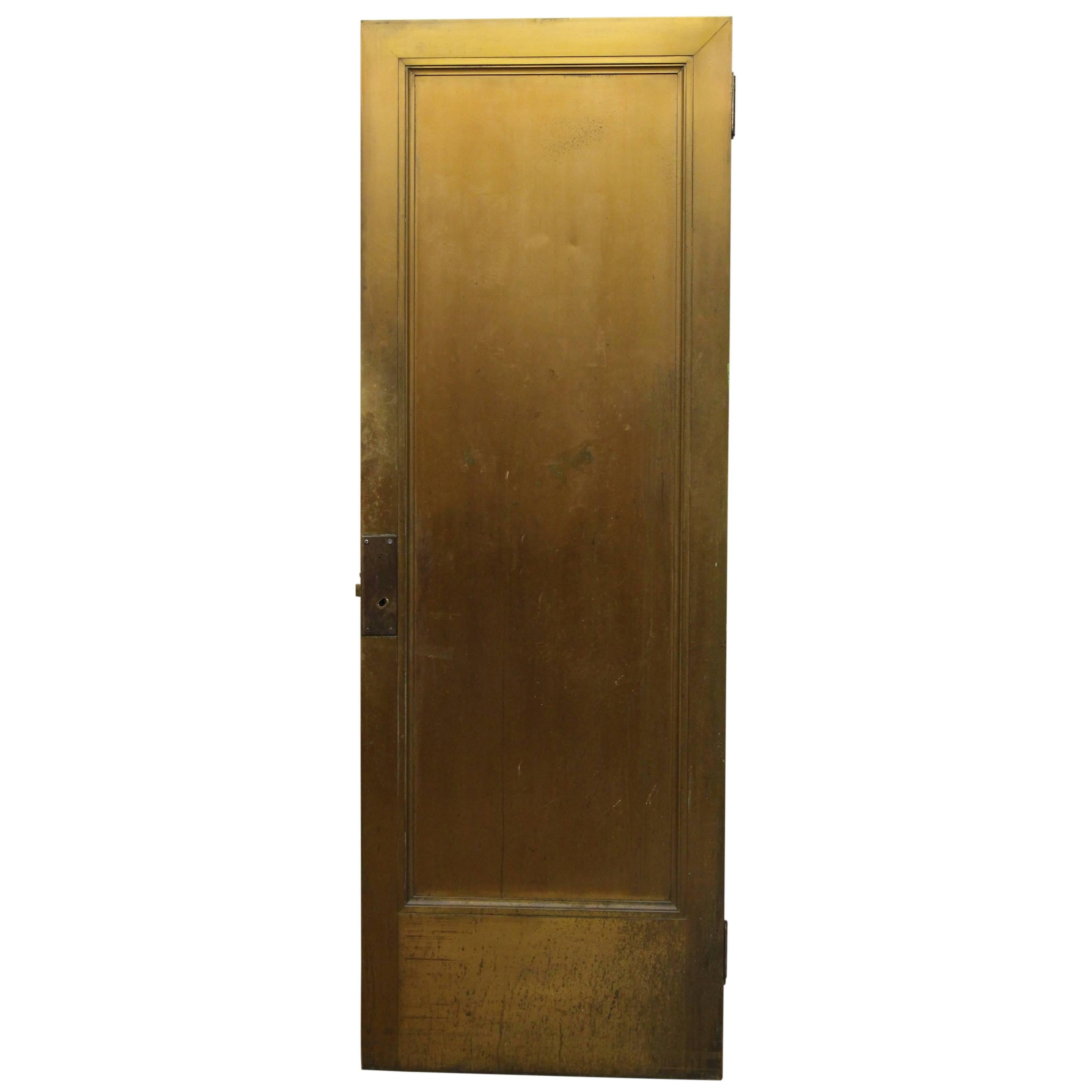 1920s Brass Door from a Manhattan Lobby