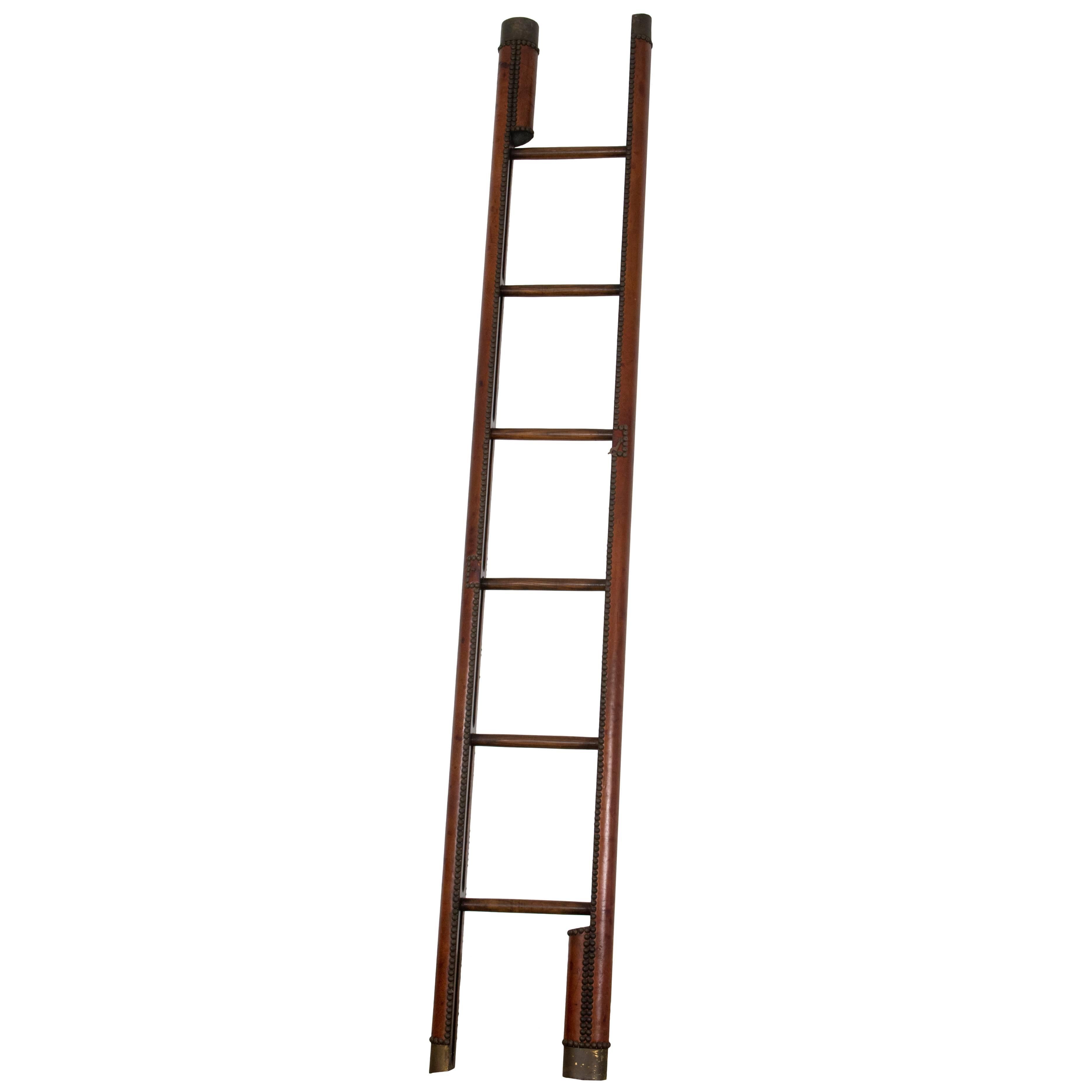 Rare English Folding Library Ladder