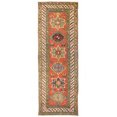 Early 20th Century Kazak Runner 1