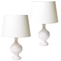 Pair of Lamps by Georges Jouve