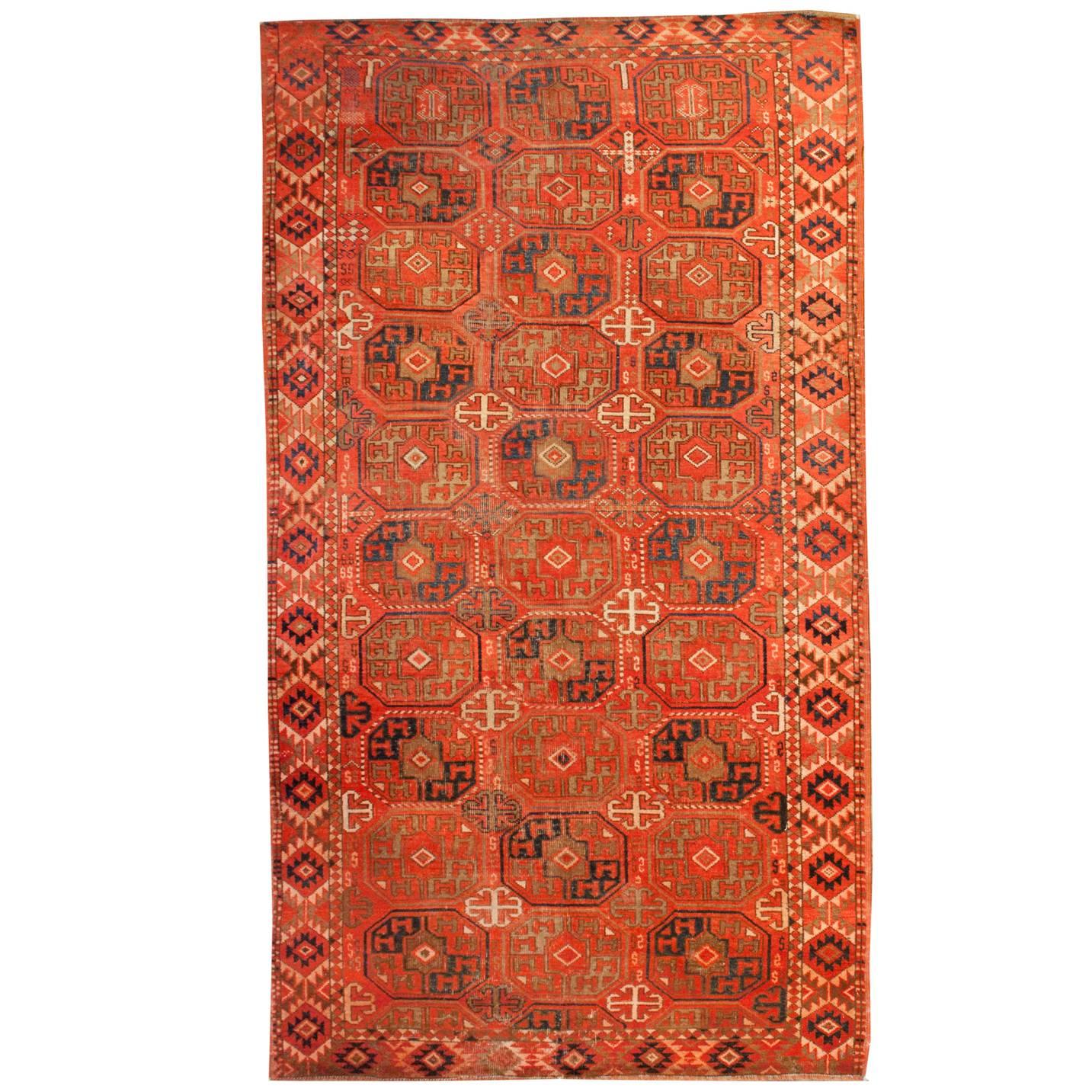 Exceptional Early 20th Century Ersari Rug For Sale
