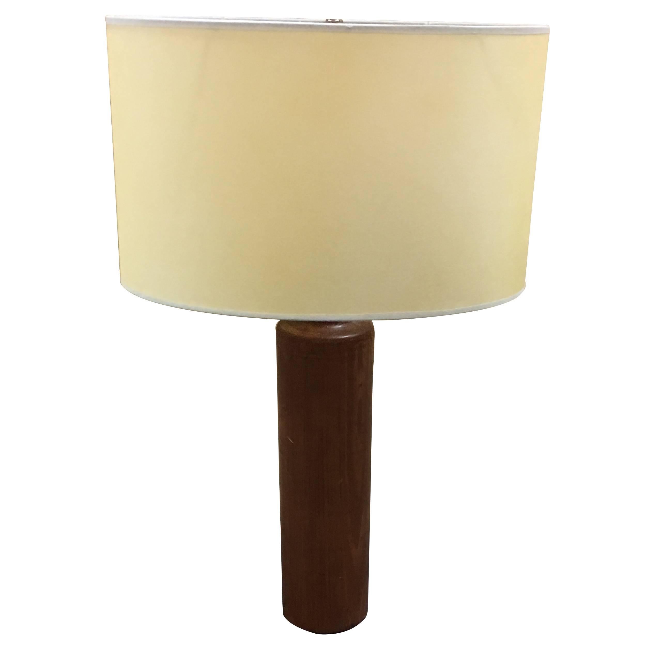 Solid Teak Danish Style Lamp
