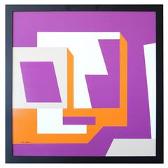 Phenomenal Hard Edge Painting by Rick Orr