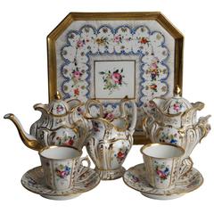 Decorated 'Old Paris' Porcelain 'Tête à Tête', 1820-1850