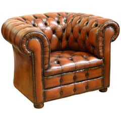 Vintage Leather Chesterfield Chair