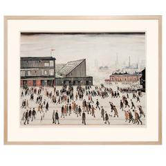 Vintage L.S Lowry. Going to the Match, London: Medici Society, 1972