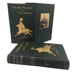 Philip Sheridan Personal Memoirs, First Edition, Two Volumes, circa 1888